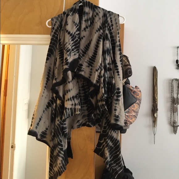 All Saints draped front vest