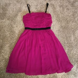 DARK PINK COCKTAIL DRESS-Small
