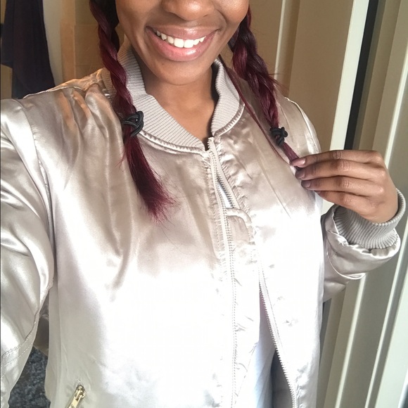 Champagne Bomber jacket - Picture 4 of 4