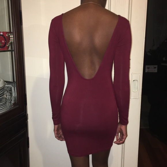 **CLEARANCE ITEM** Deep Back Bodycon