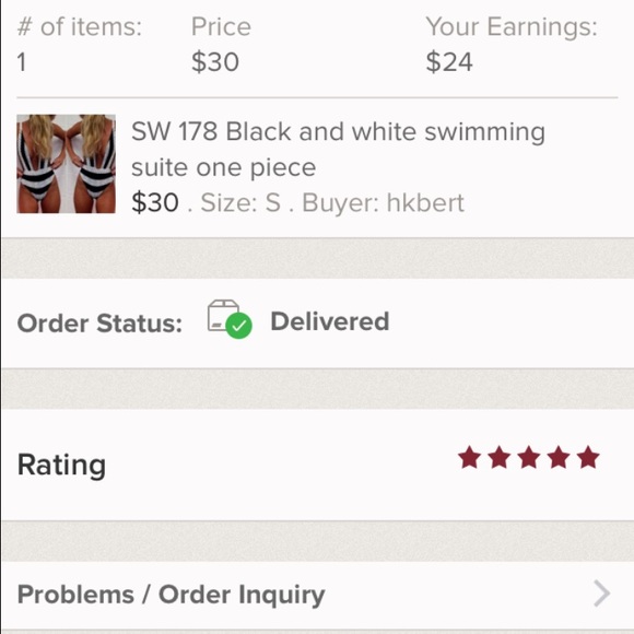 Black and white swimming suite one piece sw178 - Picture 4 of 4