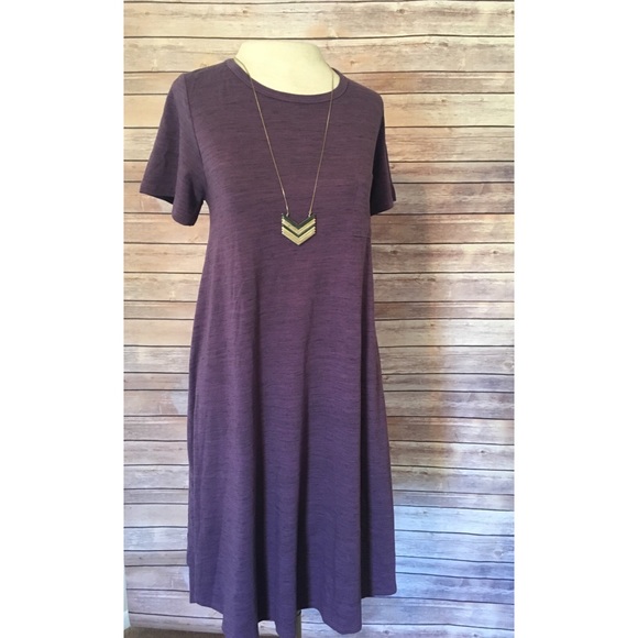 LuLaRoe XS Carly- Gorgeous Purple and Black- NWT!