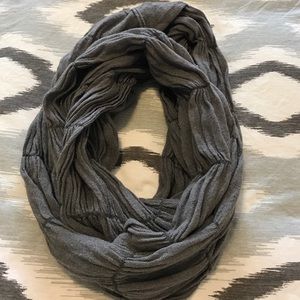 Grey infinity scarf
