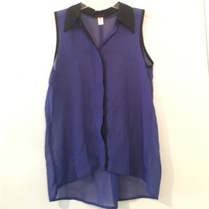 Chiffon sleeveless top