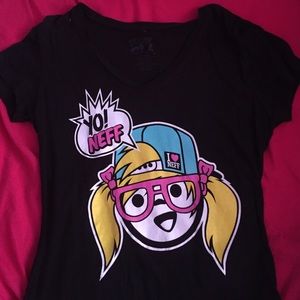 Girls neff v-neck shirt