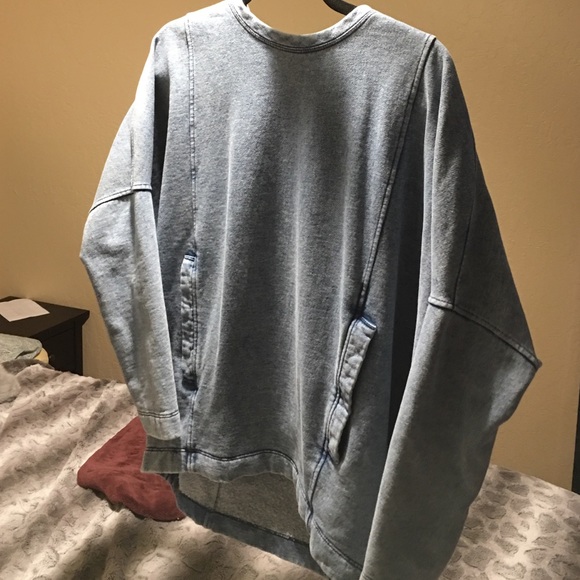 Helmut Lang Indigo Sweatshirt Top