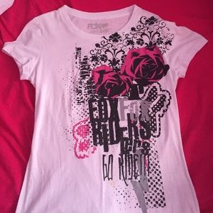 Girls fox racing shirt