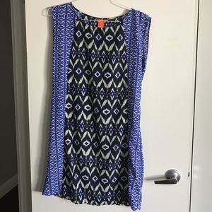 Blue tunic top