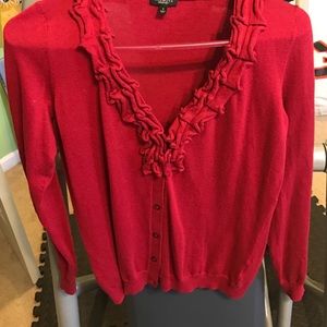 Cute button down sweater!