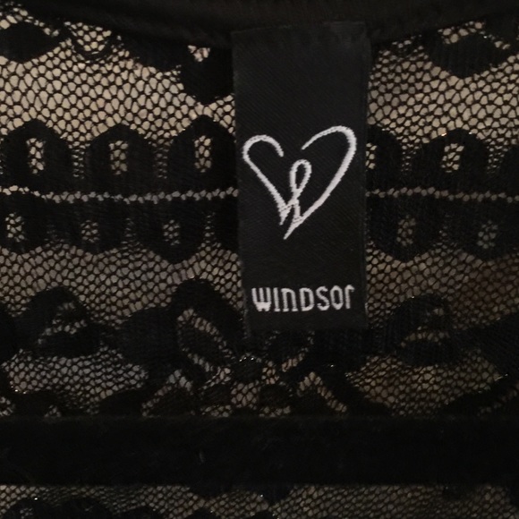 Sexy see thru black and gold top - Picture 3 of 4