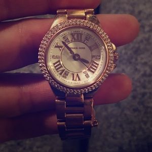 Rose gold Michael Kors watch