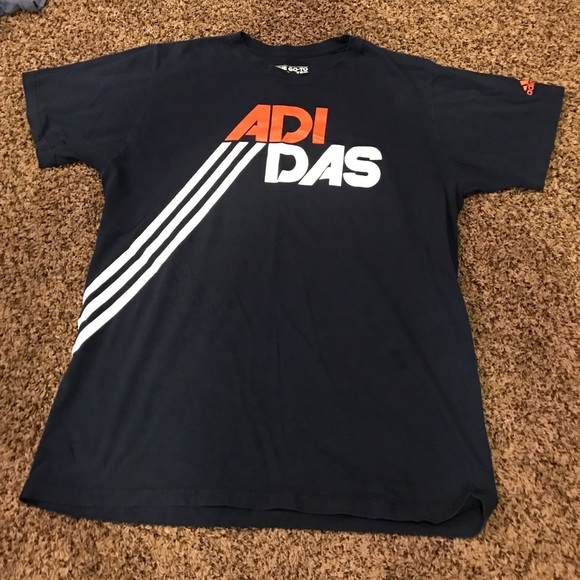 Blue Adidas T-shirt size L