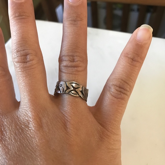 Vintage Borneo Silver Ring - Picture 3 of 3