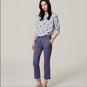 LOFT Crop Kick Utility Pant Sz 6