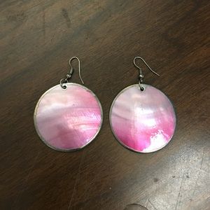 Pink shell earrings. Perfect for a bundle!