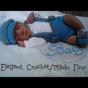 Crochet set, any color, any size. $45.00 0-12