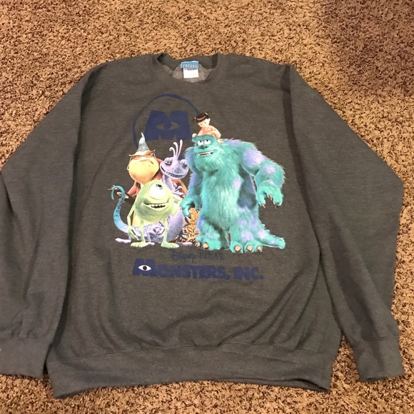 Monsters inc crew neck sweatshirt. NEVER WORN!!