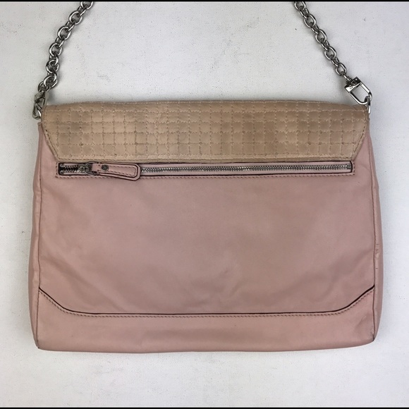 DVF blush leather shoulder bag - Picture 2 of 4