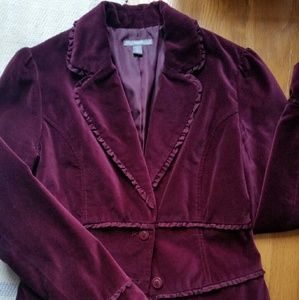 Velvet blazer