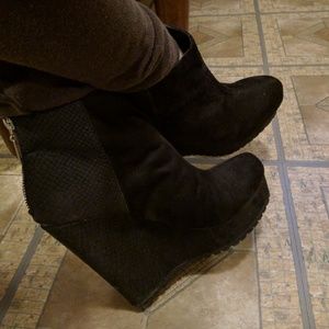 French connection UK wedge booties