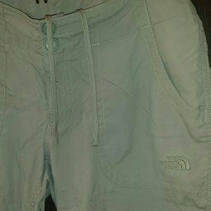 North Face nylon crop cargo hiking pants