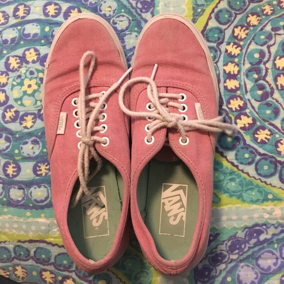 Faded Red Classic Vans