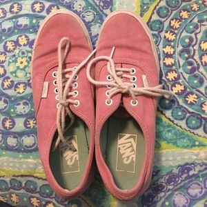 Faded Red Classic Vans