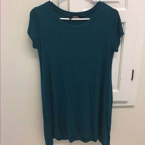 SALE dark teal swing dress WITH POCKETS!!