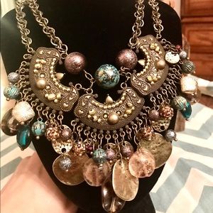 Boho statement necklace