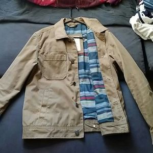 American eagle resin coated work wear coat