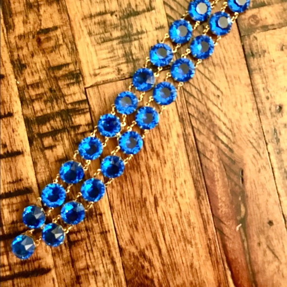 Vintage cobalt blue bracelet - Picture 3 of 3