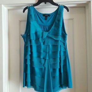 Teal blouse fro Macy's.