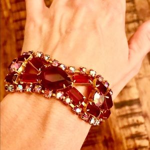 Vintage rhinestone bracelet