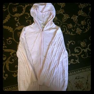 Pink baby doll zip hoodie  (XL)