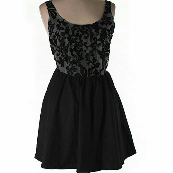 NWT LF Black Gray Mini Party Cocktail Dress 8 Aus - Picture 2 of 4