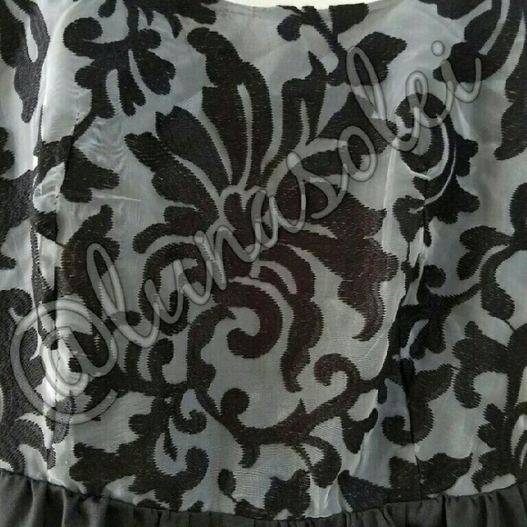 NWT LF Black Gray Mini Party Cocktail Dress 8 Aus - Picture 3 of 4