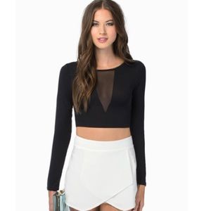 Tobi Panoramic Crop Top