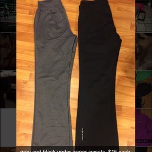 Under armor sweat pants