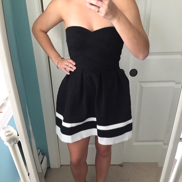 B&W Stretch Dress