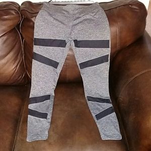 Forever21 mesh workout leggings