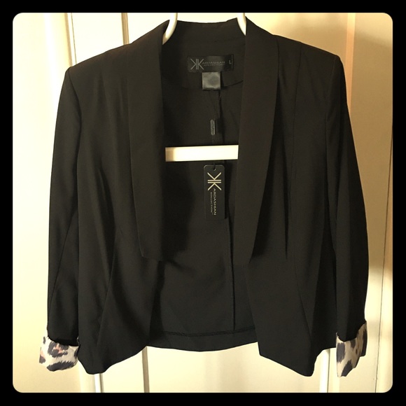 KK 'Luke Leopard' Leopard Lined Jacket/Blazer