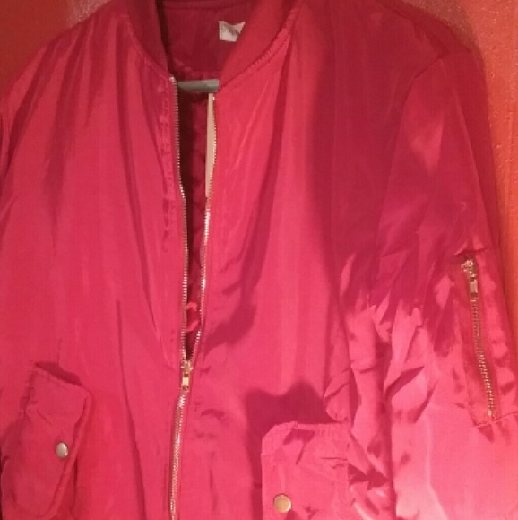 *NWT* Pretty Red Bomber Jacket