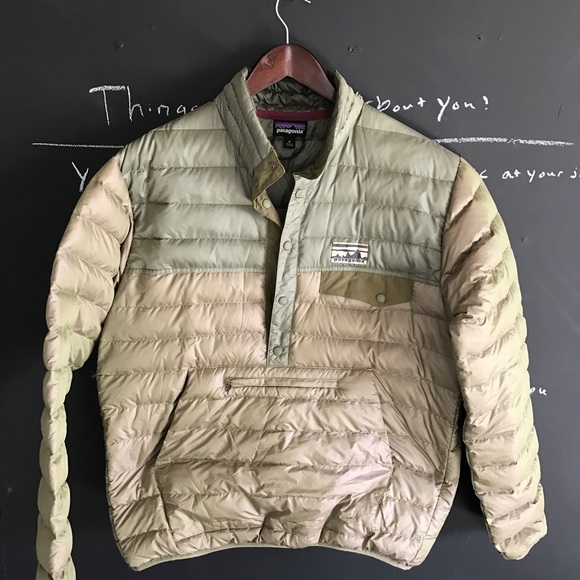 mens down pullover jacket