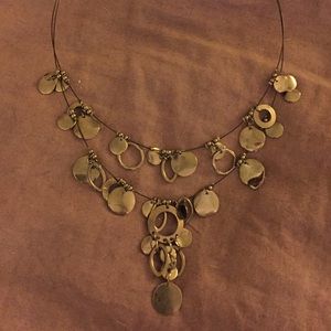 Stringed nickel necklace