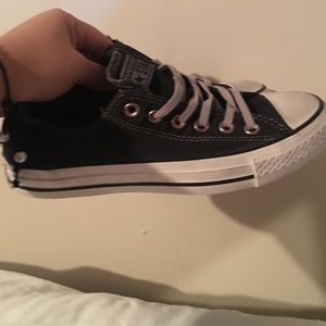 black converse