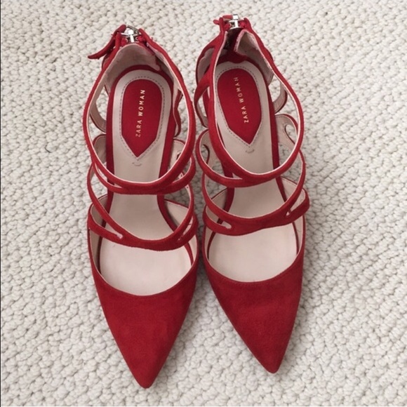 Zara red heels - Picture 2 of 3
