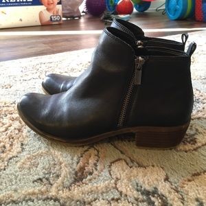 Lucky Brand Ankle Zipper Booties