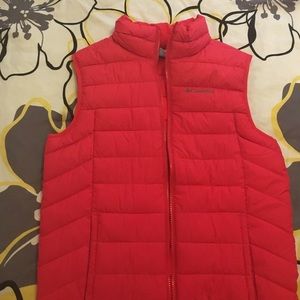Columbia red vest