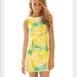 Lilly Pulitzer dress 00 yellow Layton dress