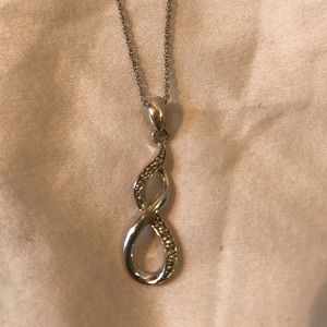 Silver necklace from Zales
